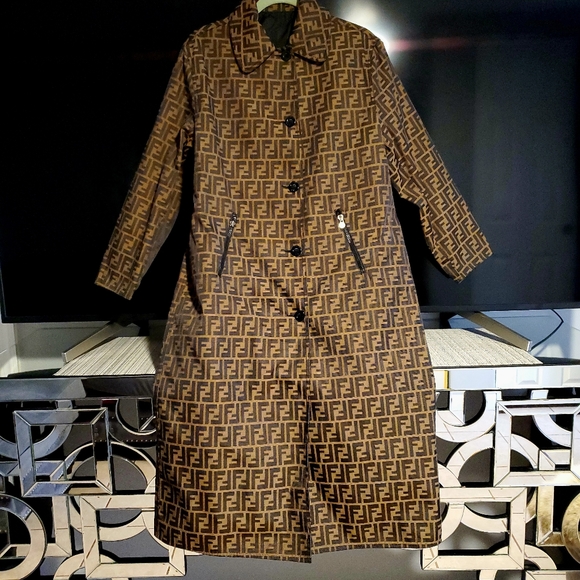 Womans Fendi Monogram Zucca Reversible Jacket - Picture 6 of 6